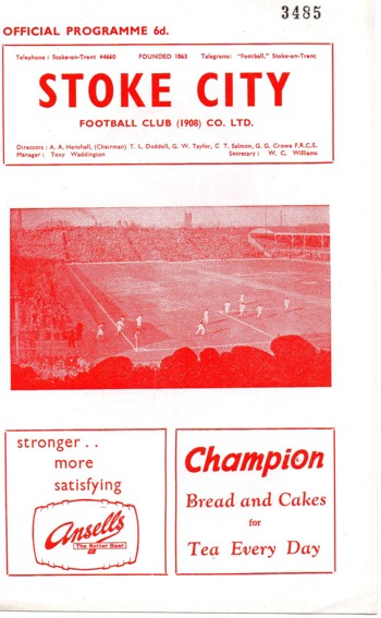 Match programme